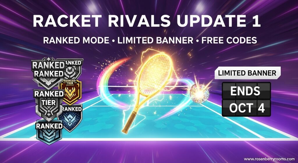 Racket Rivals Update 1 Guide