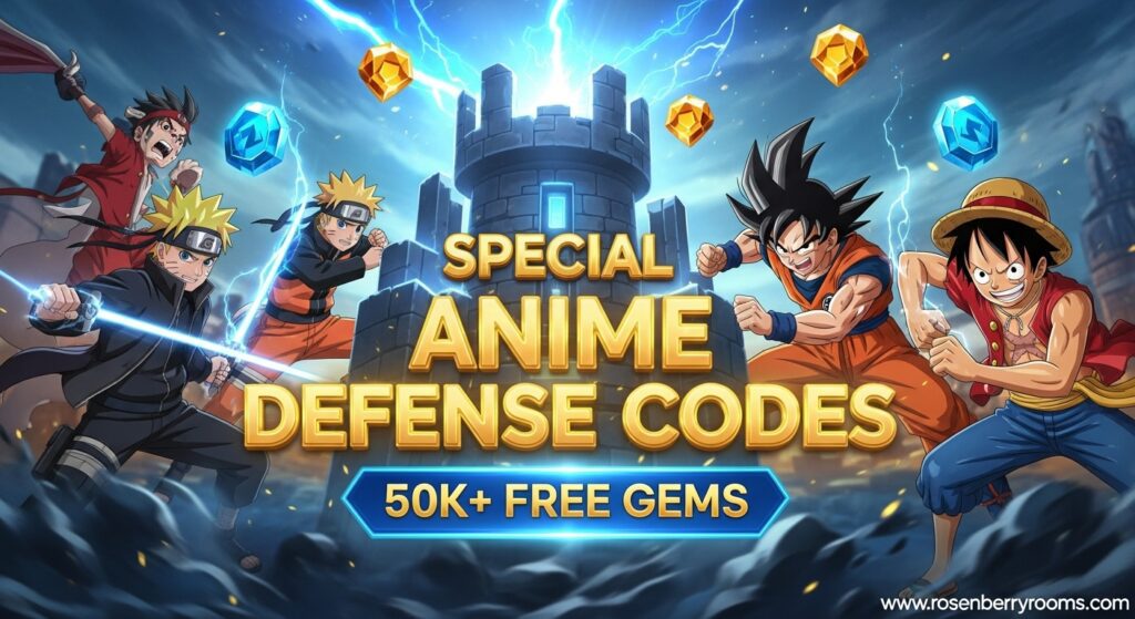 Special Anime Defense Codes