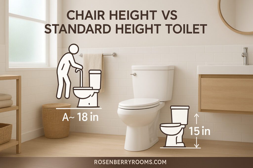 Standard vs Chair Height Toilet