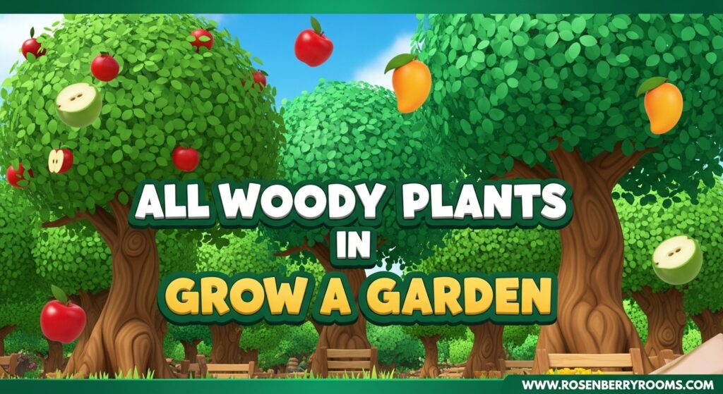 Woody Plants in Grow a Garden Roblox 