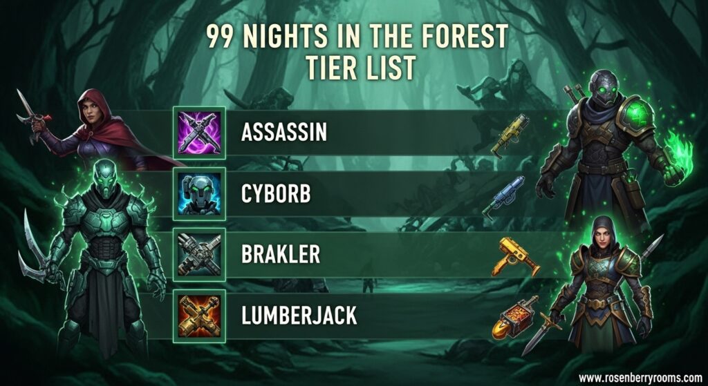 99 Nights in the Forest Tier List