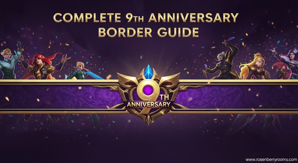 9th Anniversary Border guide