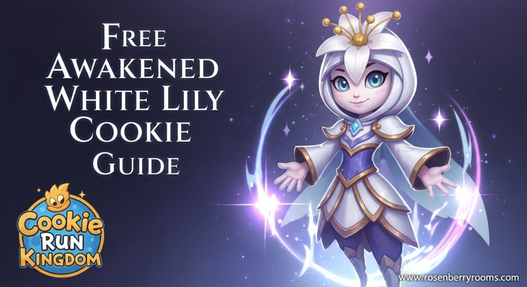 Awakened White Lily Cookie