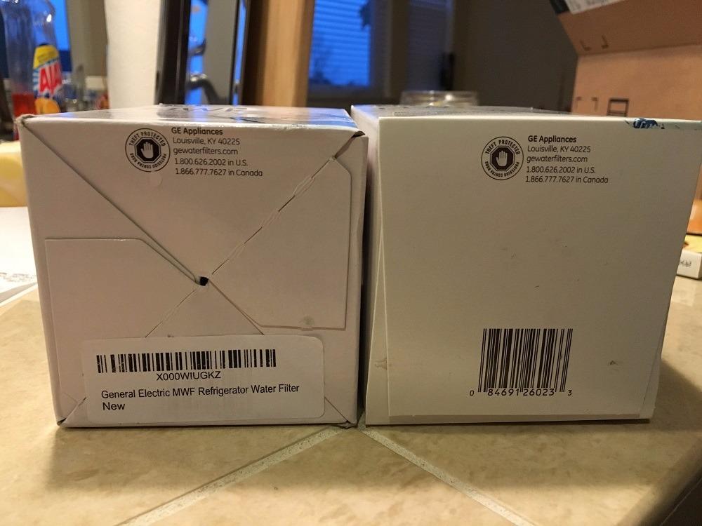 GE MWF Refrigerator Water Filter, Genuine Replacement Filter, Certified to Reduce Lead, Sulfur, and 50+ Other Impurities, Replace Every 6 Months for Best Results, Pack of 1 Customer Review GE MWF Refrigerator Water Filter, Genuine Replacement Filter, Certified to Reduce Lead, Sulfur, and 50+ Other Impurities, Replace Every 6 Months for Best Results, Pack of 1 - Customer Photo 2