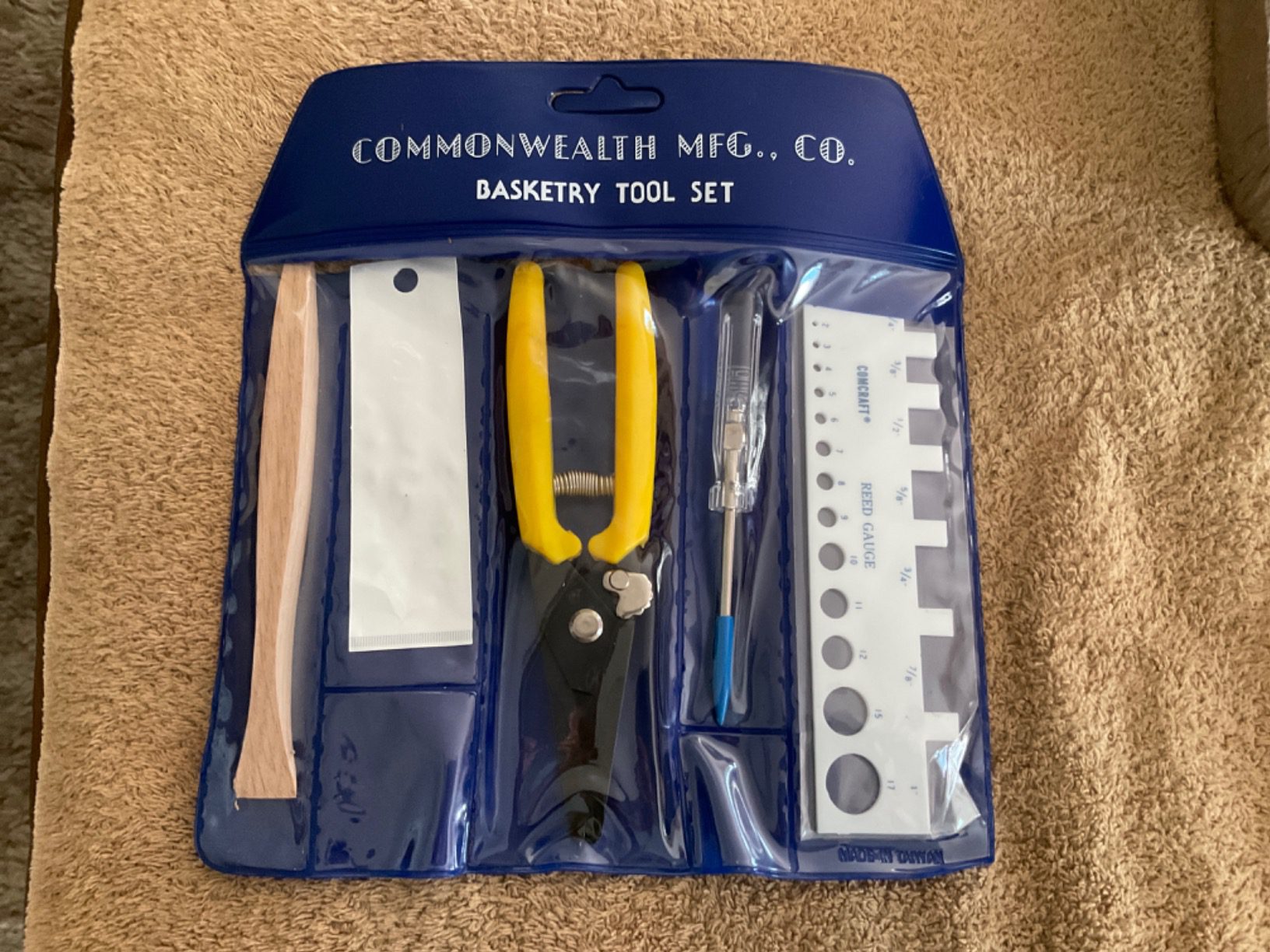 Commonwealth Basket Basketry Tool Kit Customer Review Commonwealth Basket Basketry Tool Kit - Customer Photo 1