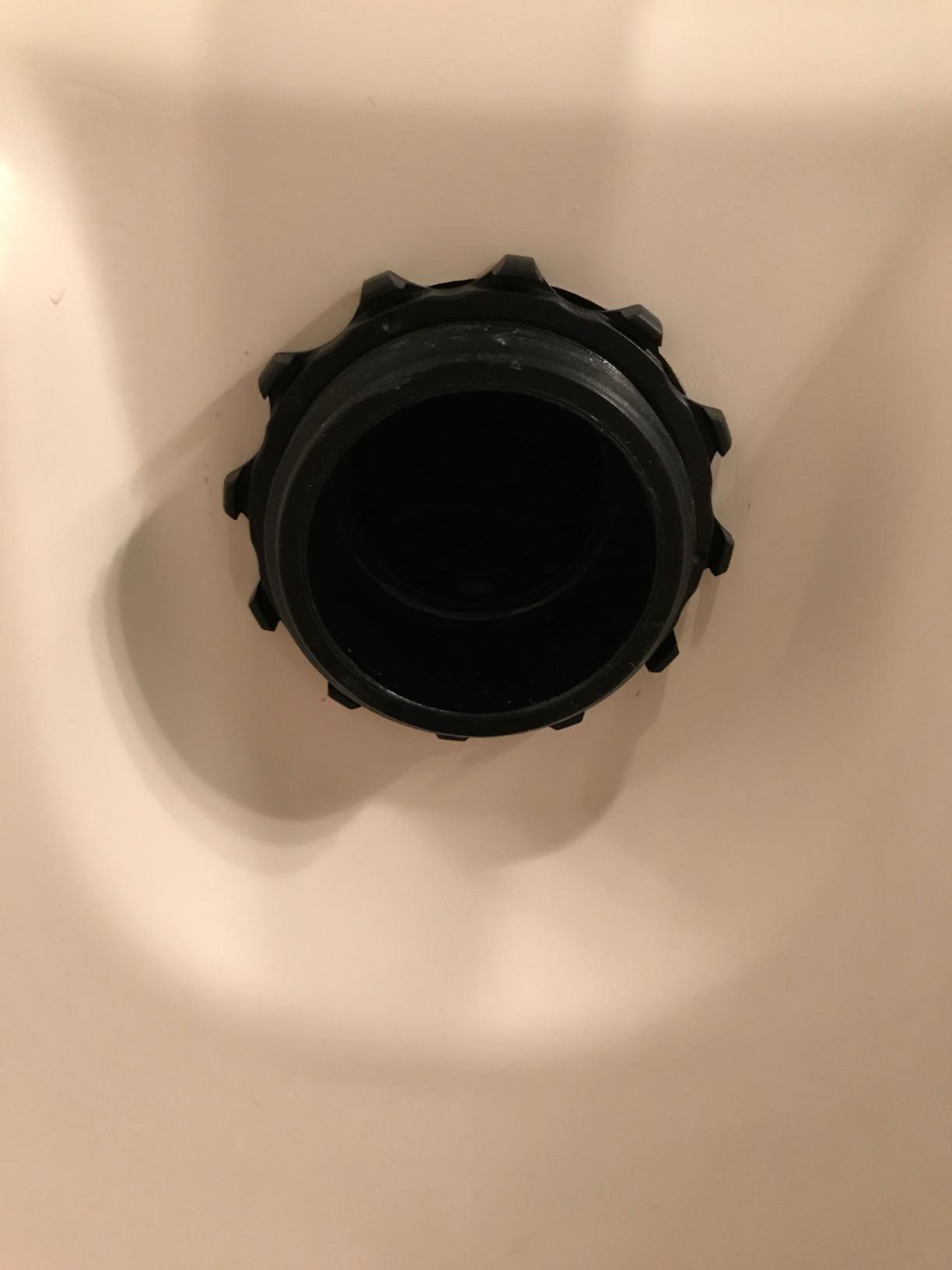 Watco 18009-BN Innovator Overflow Plate, Brushed Nickel Customer Review Watco 18009-BN Innovator Overflow Plate, Brushed Nickel - Customer Photo 2