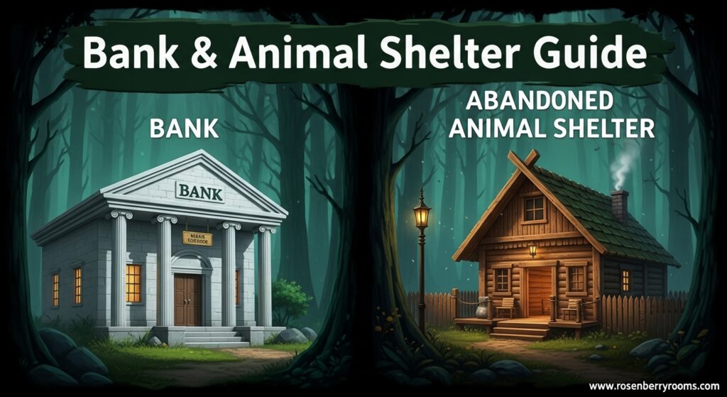 Bank & Animal Shelter in 99 Nights