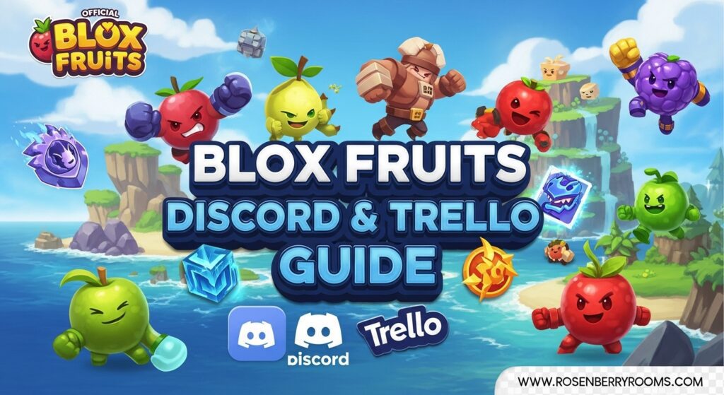 Join Blox Fruits Discord & TrelloFruits