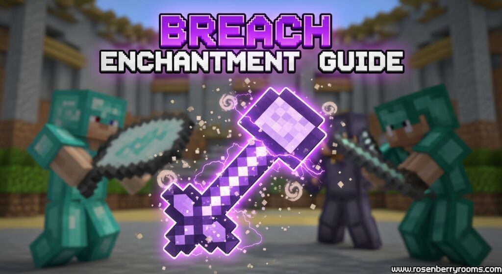 Breach Enchantment in Minecraft