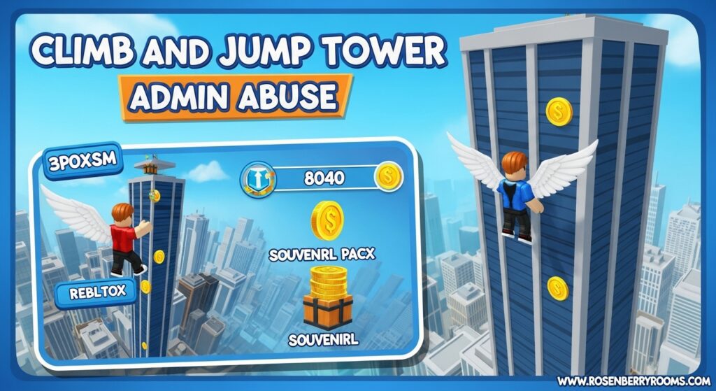 Climb and Jump Tower Admin Abuse