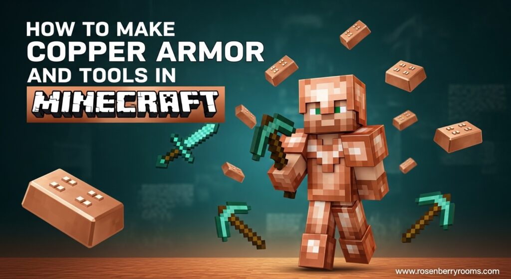 Copper Armor and Tools in Minecraft