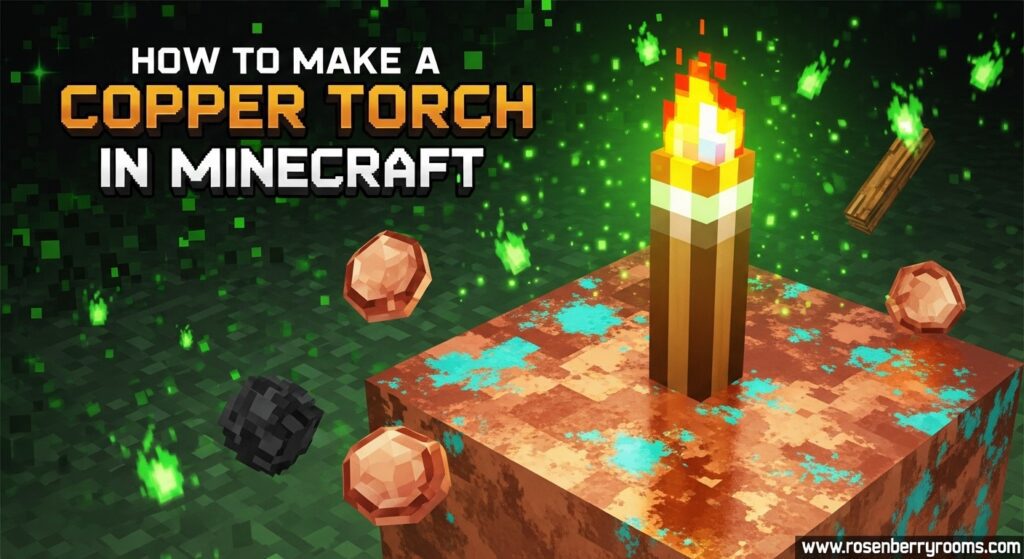 Copper Torch in Minecraft