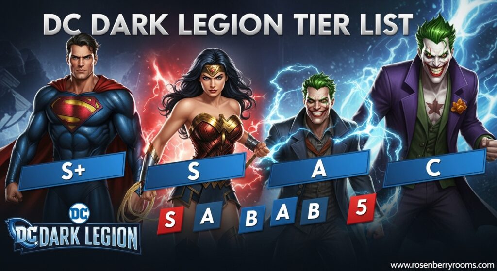 DC Dark Legion Tier List 