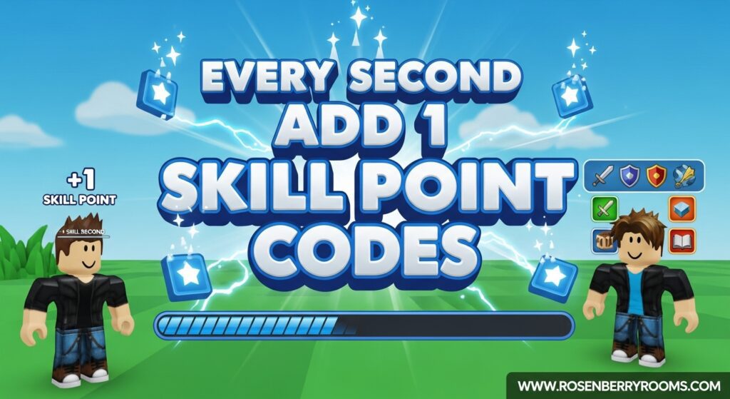 Every Second Add 1 Skill Point Codes