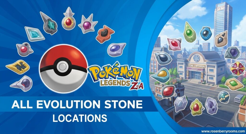 Evolution Stone Locations
