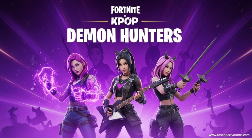 Fortnite KPop Demon Hunters collab