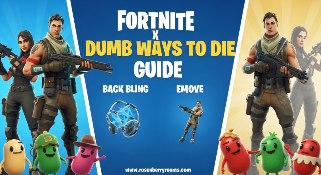 Fortnite x Dumb Ways to Die Collaboration