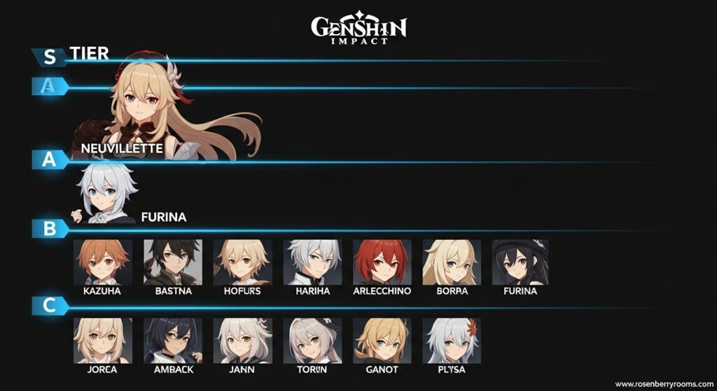 Genshin Impact Tier List 
