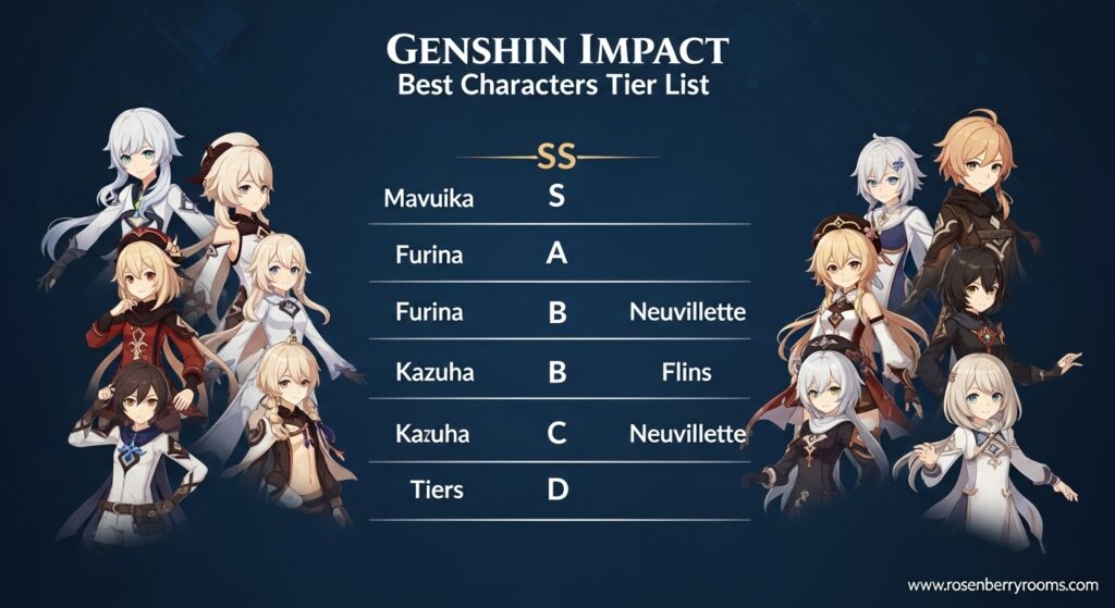 Genshin Impact Tier List 
