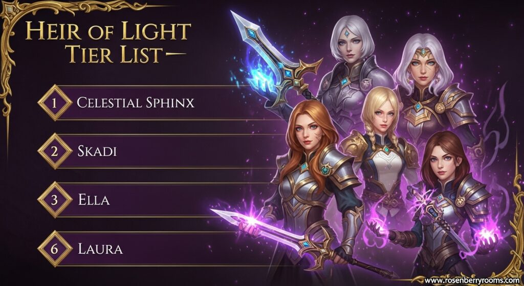 Heir of Light Eclipse Tier List