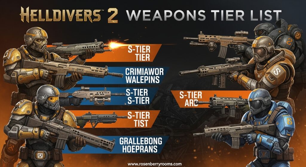 Helldivers 2 Weapons