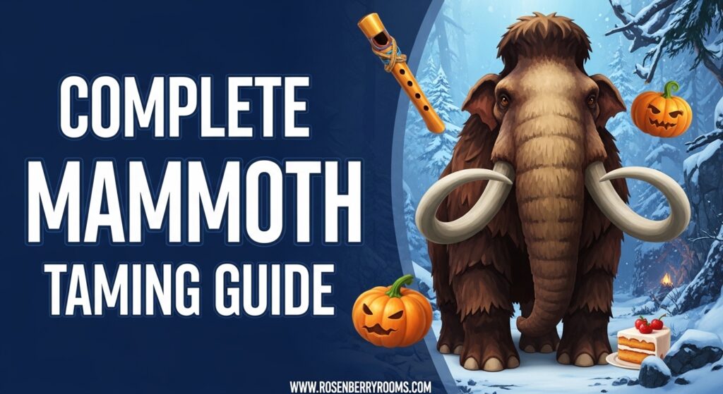 How to Tame Mammoth in 99 Nights Guide