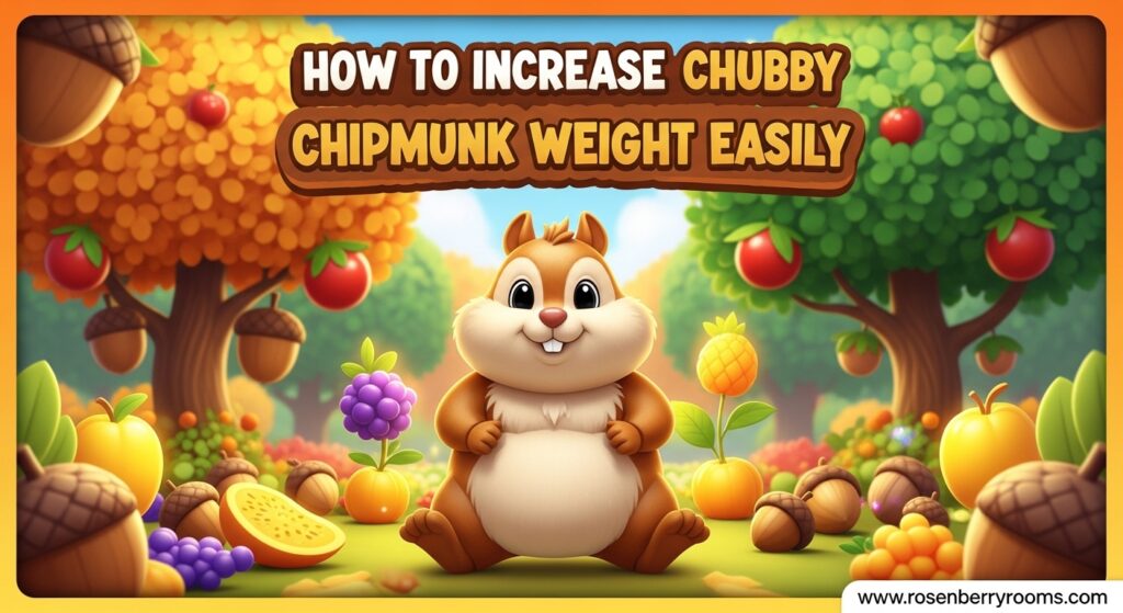 Increase Chubby Chipmunk Weight