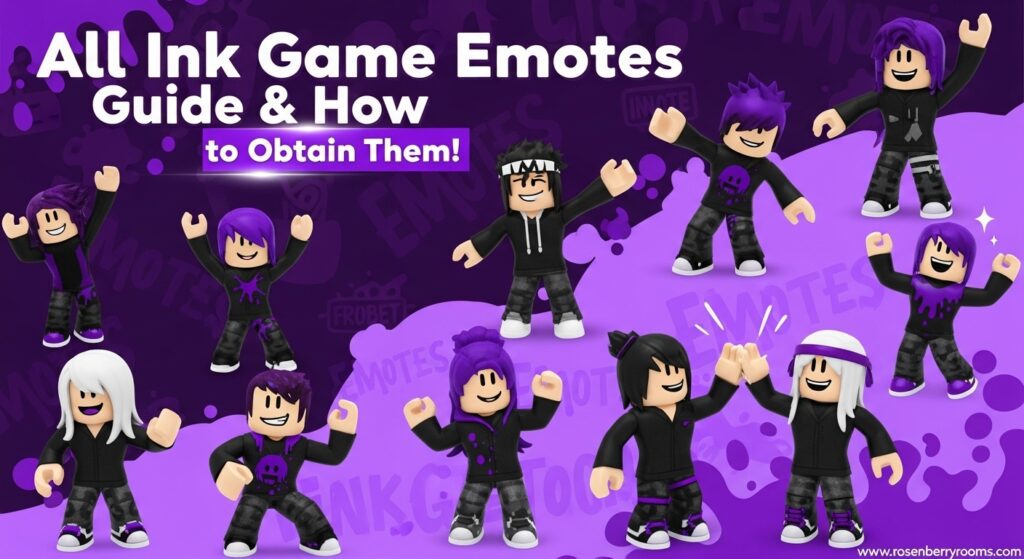 Ink Game Emotes Guide