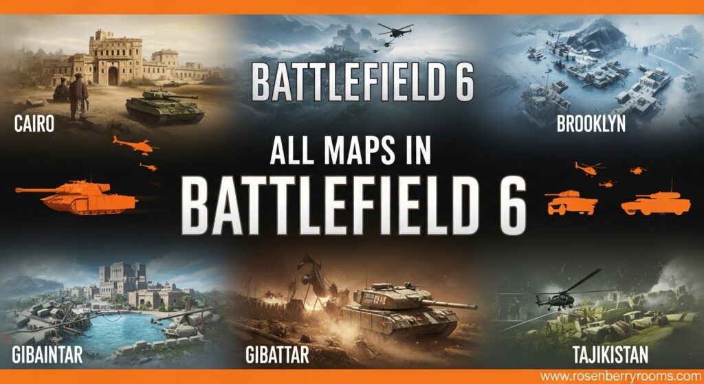 Maps in Battlefield 6