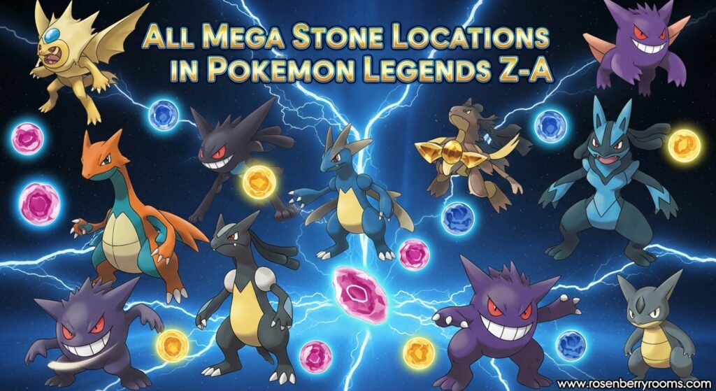 Mega Stone Locations