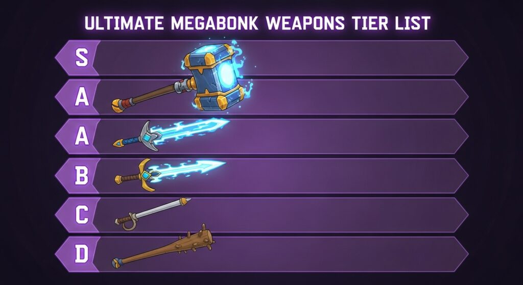 Megabonk Weapons Tier List