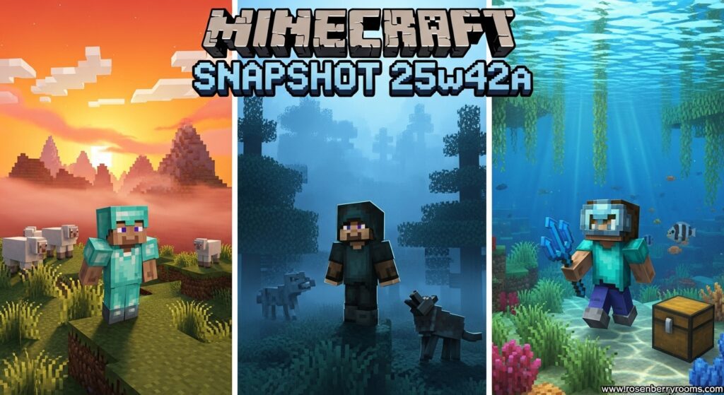 Minecraft Snapshot 25w42a