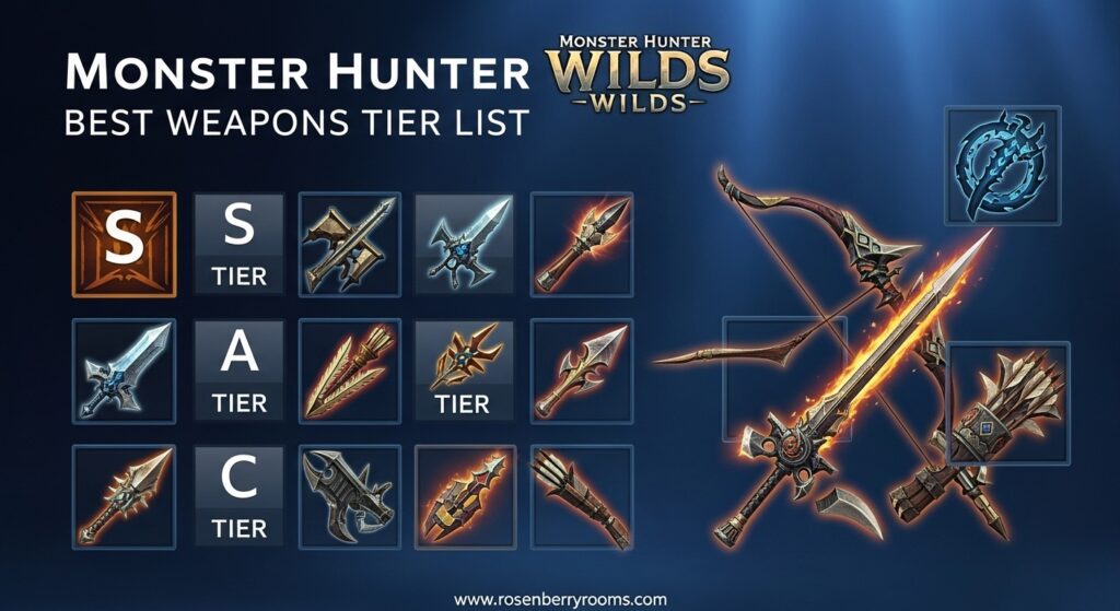 Monster Hunter Wilds Weapons Tier List 