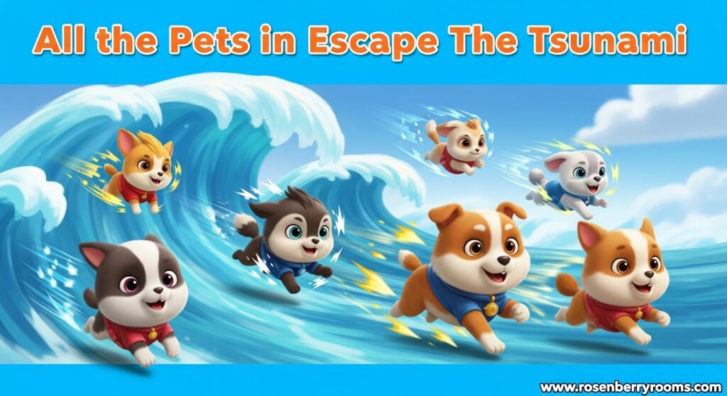 Pets in Escape The Tsunami