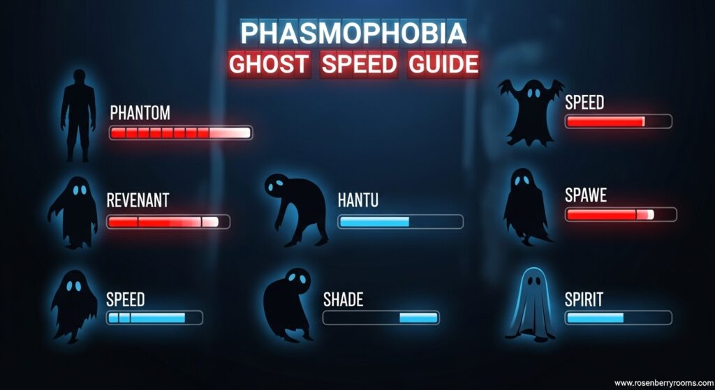 Phasmophobia Ghost Movement Speeds