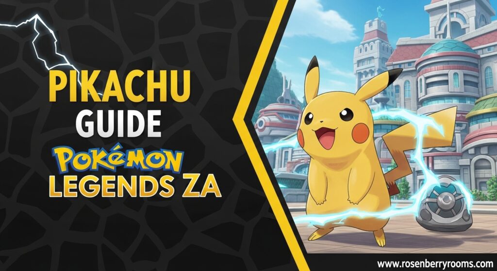 Pikachu in Pokemon Legends ZA 