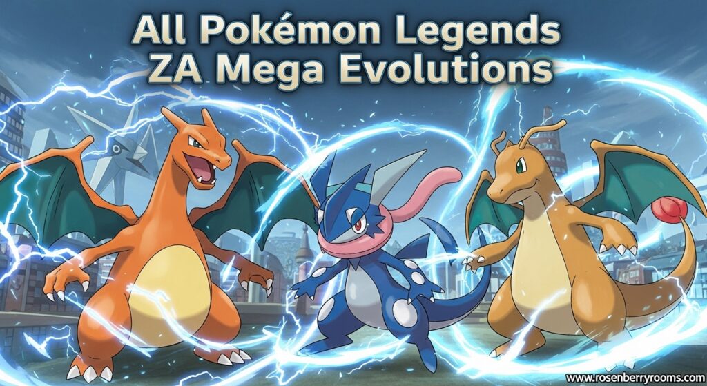 Pokemon Legends Z-A Mega Evolutions