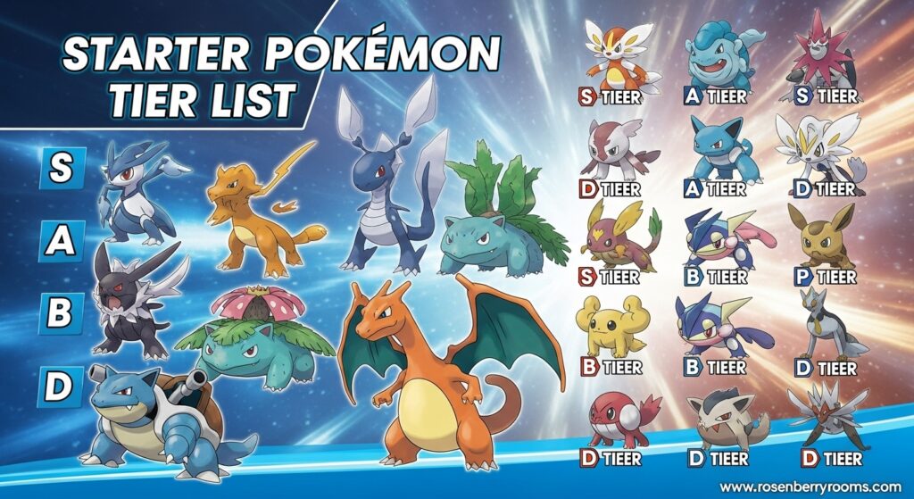Pokemon Starter Tier List 