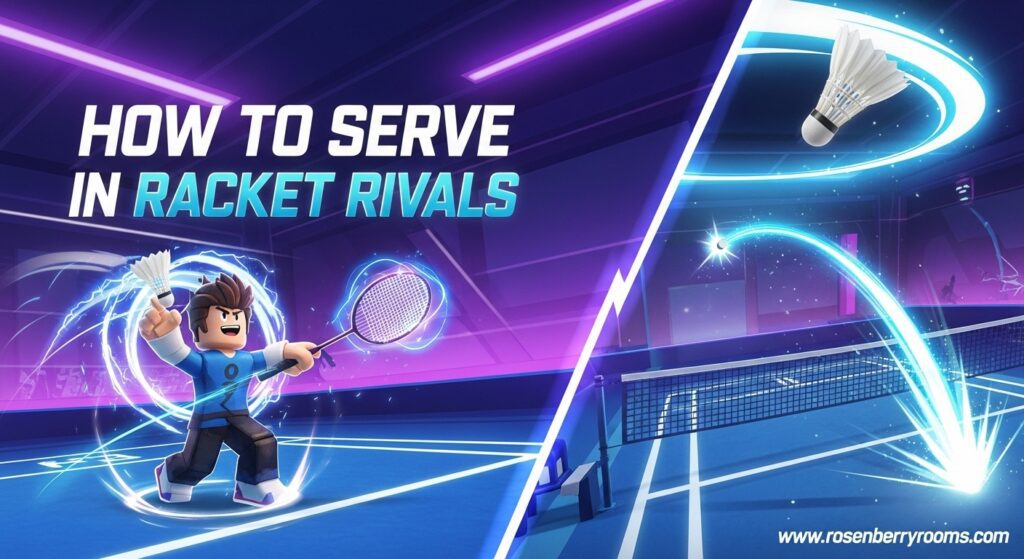 How to Serve in Racket Rivals
