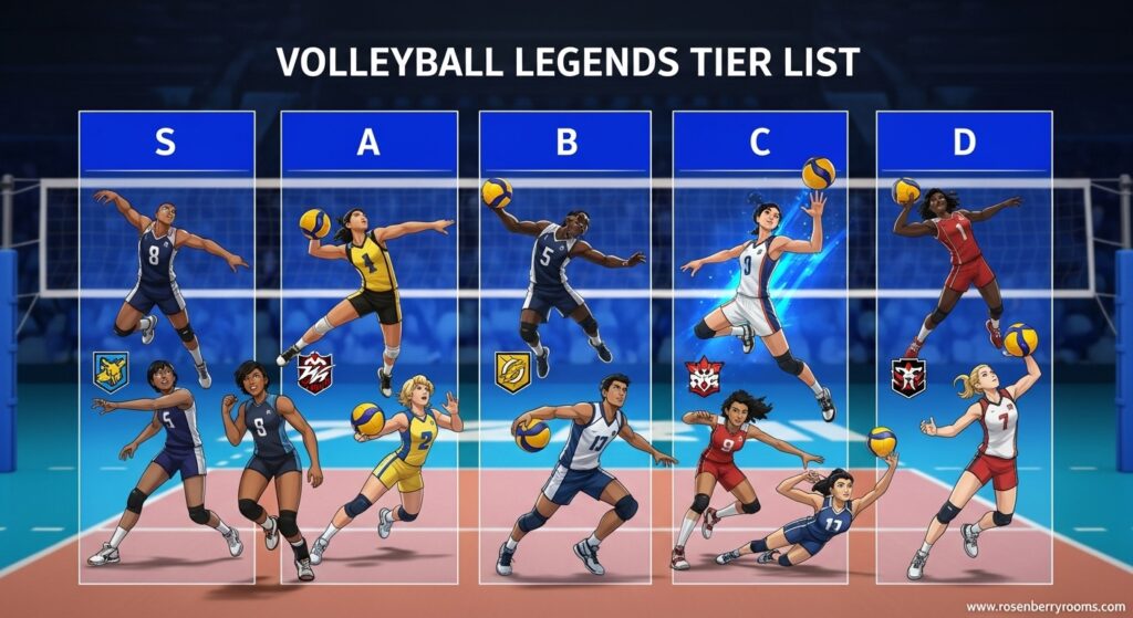 Volleyball Legends Tier List