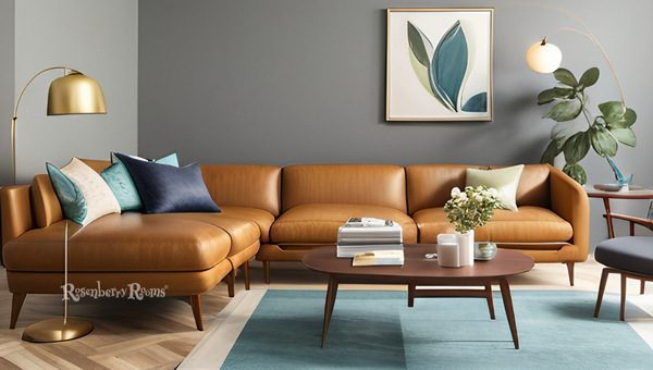 Cool Color Combinations for Brown Sofas