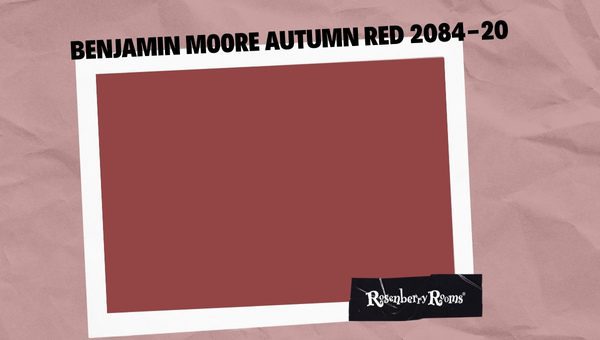 Benjamin Moore Autumn Red 2084-20