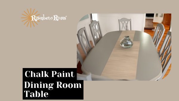 Chalk Paint Dining Room Table