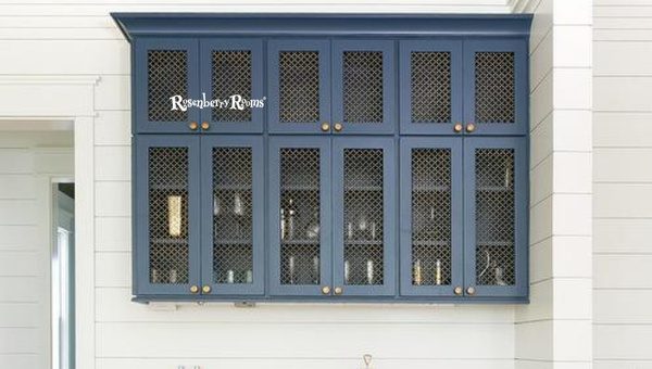 Chicken Wire Cupboard Fronts