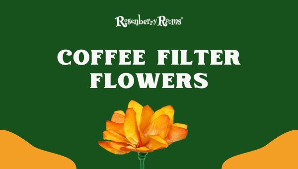 How To Make Coffee Filter Flowers