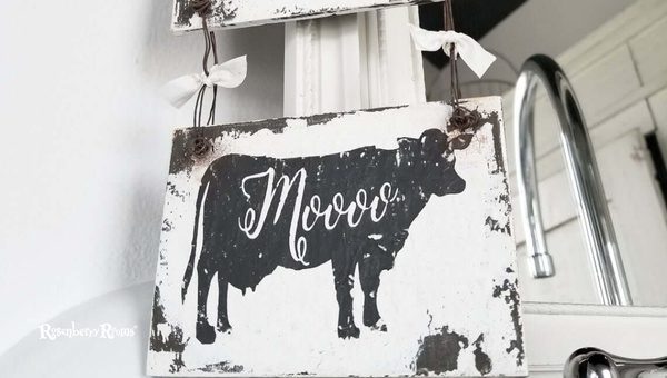 Farm Animals Metal Sign