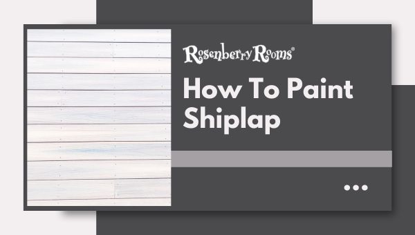 How To Paint Shiplap