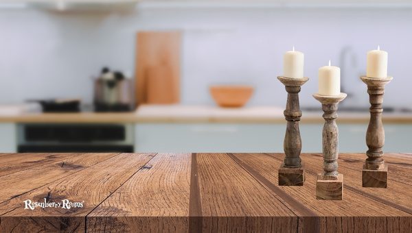 Salvaged Wood Candlesticks