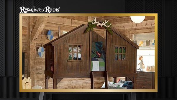 Treehouse-Style Loft Bed