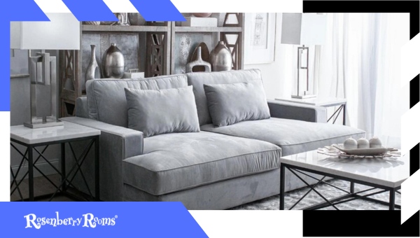 Bailey Square Arm Sofa with Reversible Cushions